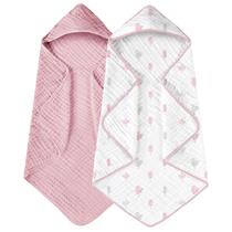 Toalhas de Bebê com Capuz Yoofoss (2 Unidades) - 100% Algodão Musselina 32x32 Polegadas