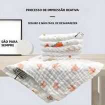 Toalhas De Bebê De Algodão Muslin De 6 Camadas, Pacote Com 5, Toalhas Macias Para Lavagem Facial,