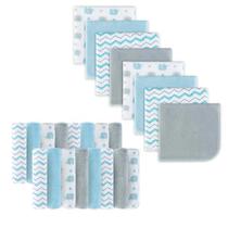 Toalhas de bebê Softan, pacote com 24 unidades, 23 x 23 cm, absorventes macios