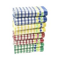 Toalhas De Cozinha De Algodão Xadrez Multicoloridas 40Cm*69Cm Altamente Absorventes E Macias Pacote Toalhas De Cozinha De Algodão Xadrez Multicoloridas 40Cm*69Cm Altamente Absorventes E Macias Pacote