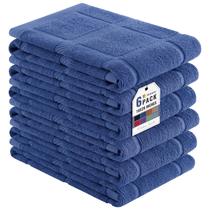 Toalhas de Cozinha Homaxy Kit com 6 Unidades 46x71 cm 380 GSM Azul Marinho Toalhas de Cozinha Homaxy Kit com 6 Unidades 46x71 cm 380 GSM Azul Marinho