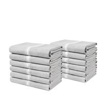 Toalhas de cozinha LANE LINEN 100% algodão, pacote de 12, cinza, 38x64cm Toalhas de cozinha LANE LINEN 100% algodão, pacote de 12, cinza, 38x64cm
