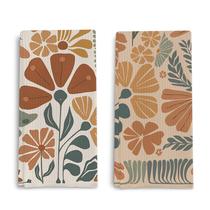 Toalhas de cozinha Qpenm Abstract Boho Floral Set de 2 40x60cm Toalhas de cozinha Qpenm Abstract Boho Floral Set de 2 40x60cm