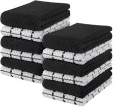 Toalhas de cozinha Utopia Toalhas 100% algodão fiado em anel 15x25cm Toalhas de cozinha Utopia Toalhas 100% algodão fiado em anel 15x25cm