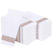 Toalhas de hóspedes descartáveis Vplus, pacote 200, banheiro, ouro rosa