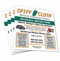 Toalhas de limpeza Spiff Cloth Miracle 16x16cm, pacote com 4