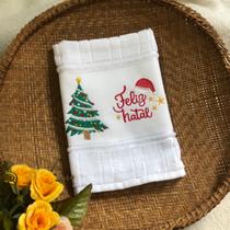 Toalhas De Mão Algodão Clássico Feliz Natal Árvore de Natal