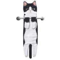 Toalhas de mão DaisyJoy Cat Funny Decorative para banheiro