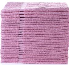 Toalhas de mão de algodão SIMPLI-MAGIC 16x27cm (pacote com 12) rosa