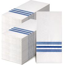 Toalhas de mão de papel descartáveis Jetec 200 Pack (faixa azul)