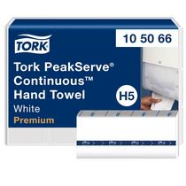 Toalhas de mão de papel Tork PeakServe Continuous White H5 12x270 Toalhas de mão de papel Tork PeakServe Continuous White H5 12x270