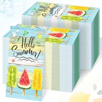 Toalhas de mão decorativas descartáveis Sinmoe Hello Summer 200 unidades