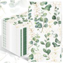 Toalhas de mão descartáveis IANFEPH Greenery 3 Ply 100 unidades