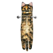 Toalhas de mão engraçadas para banheiro e cozinha Lindas decorações decorativas para gatos, panos pendurados, toalhas de rosto superabsorventes e macias Presentes de aniversário aconchegantes no Dia das Mães para mulheres amantes de gatos