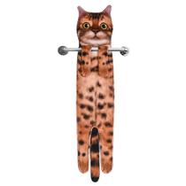 Toalhas de mão engraçadas para gatos para banheiro e cozinha Lindas decorações decorativas de conto de fadas, panos pendurados, toalhas superabsorventes e macias Presentes divertidos de Natal para mulheres amantes de gatos