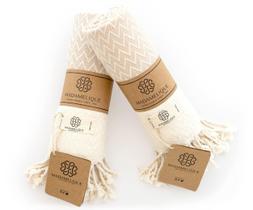 Toalhas de mão Madamelique Exclusive Set de 2 45x100cm bege