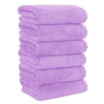 Toalhas de mão MOONQUEEN Premium Microfiber Coral Velvet, pacote com 6