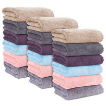 Toalhas de mão MOONQUEEN Premium Microfiber Coral Velvet x18