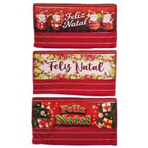 Toalhas de Mão Natalina Feliz Natal Lavabo Algodão Macia Toalhas de Mão Natalina Feliz Natal Lavabo Algodão Macia