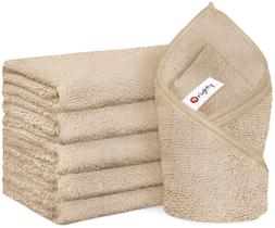 Toalhas de mão Orighty Brown Microfiber 40x70cm, pacote com 6 Toalhas de mão Orighty Brown Microfiber 40x70cm, pacote com 6