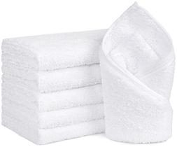 Toalhas de mão Orighty, pacote com 6 unidades, microfibra branca, 40x70cm, secagem rápida