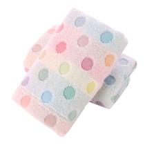Toalhas de mão Pidada Colorful Polka Dot 100% algodão, conjunto de 2