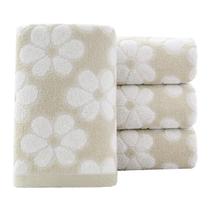 Toalhas de mão Pidada Floral Pattern 100% algodão, conjunto de 4
