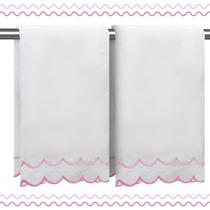 Toalhas de mão RRBXIA 100% algodão 2 peças 40x70cm 600gsm (rosa)