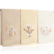Toalhas de mão Tingjoo Boho Flowers Farmhouse Floral Brown x3 Toalhas de mão Tingjoo Boho Flowers Farmhouse Floral Brown x3