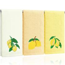 Toalhas de mão Tingjoo Lemon 100% algodão 36x74cm 3 peças Toalhas de mão Tingjoo Lemon 100% algodão 36x74cm 3 peças