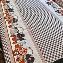 Toalhas de Mesa cozinha sala de jantar Oxford diversas estampas kit 3 unidades 6 cadeiras Toalhas de Mesa cozinha sala de jantar Oxford diversas estampas kit 3 unidades 6 cadeiras