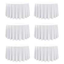 Toalhas de Mesa Dailyset Kit com 6 Unidades 305 cm Brancas Resistente a Manchas Toalhas de Mesa Dailyset Kit com 6 Unidades 305 cm Brancas Resistente a Manchas