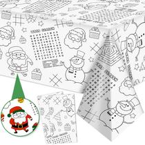 Toalhas de Mesa de Natal para Crianças (2 Unidades) - 137x274cm Toalhas de Mesa de Natal para Crianças (2 Unidades) - 137x274cm