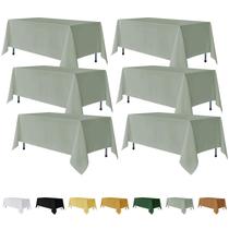 Toalhas de Mesa Fitable 6 Unidades Verde Sálvia 178x305 cm Poliéster Toalhas de Mesa Fitable 6 Unidades Verde Sálvia 178x305 cm Poliéster
