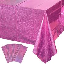 Toalhas de Mesa FunnyPars 4 Unidades Rosa Iridescente 137x274 cm Toalhas de Mesa FunnyPars 4 Unidades Rosa Iridescente 137x274 cm