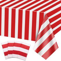 Toalhas de mesa PIXHOTUL Carnival Vermelha/Branca Listras 130x270cm 4 unidades Toalhas de mesa PIXHOTUL Carnival Vermelha/Branca Listras 130x270cm 4 unidades