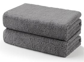 Toalhas de Microfibra HOMEXCEL para Secar Carro (2 Unidades, 35x25cm, Cinza)