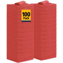 Toalhas de Microfibra UNIMADE - Pacote com 100 Unidades (29x29cm) - Vermelha Toalhas de Microfibra UNIMADE - Pacote com 100 Unidades (29x29cm) - Vermelha