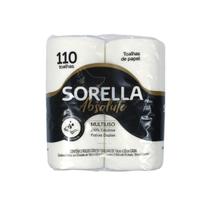 Toalhas de Papel Absolute Folha Dupla 2 Rolos Ótima Absorção