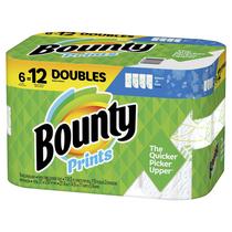 Toalhas de Papel Bounty Select-A-Size 6 Rolos Duplos Toalhas de Papel Bounty Select-A-Size 6 Rolos Duplos