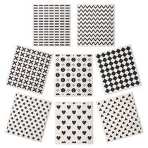 Toalhas de papel e pano de prato reutilizáveis Lucomb, pacote com 8 unidades suecas