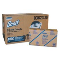 Toalhas de papel Kimberly-Clark Scott 03623 C-Fold 26x33 cm 1800 ct Toalhas de papel Kimberly-Clark Scott 03623 C-Fold 26x33 cm 1800 ct