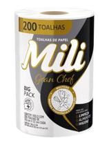 Toalhas de papel mili gran chef big pack 200 toalhas