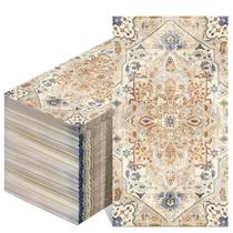 Toalhas de papel para hóspedes Yeaqee Vintage Boho, 2 camadas, 100 unidades Toalhas de papel para hóspedes Yeaqee Vintage Boho, 2 camadas, 100 unidades