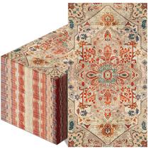 Toalhas de papel para hóspedes Yeaqee Vintage Boho, 2 camadas, 100 unidades Toalhas de papel para hóspedes Yeaqee Vintage Boho, 2 camadas, 100 unidades