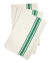 Toalhas de prato Aunt Martha's Kelly Green 100% algodão (Índia)