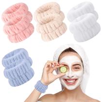 Toalhas de pulso para lavar o rosto, conjunto de 8 peças de microfibra para mulheres