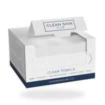 Toalhas de Rosto Clean Skin Club - 25 Unidades 100% Biodegradáveis Toalhas de Rosto Clean Skin Club - 25 Unidades 100% Biodegradáveis