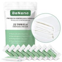 Toalhas de rosto comprimidas descartáveis Benano Premium x100