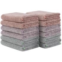 Toalhas de rosto de microfibra SINLAND Ultra Soft 30x30cm, pacote com 12